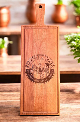 Image planche à découpé logo entreprise